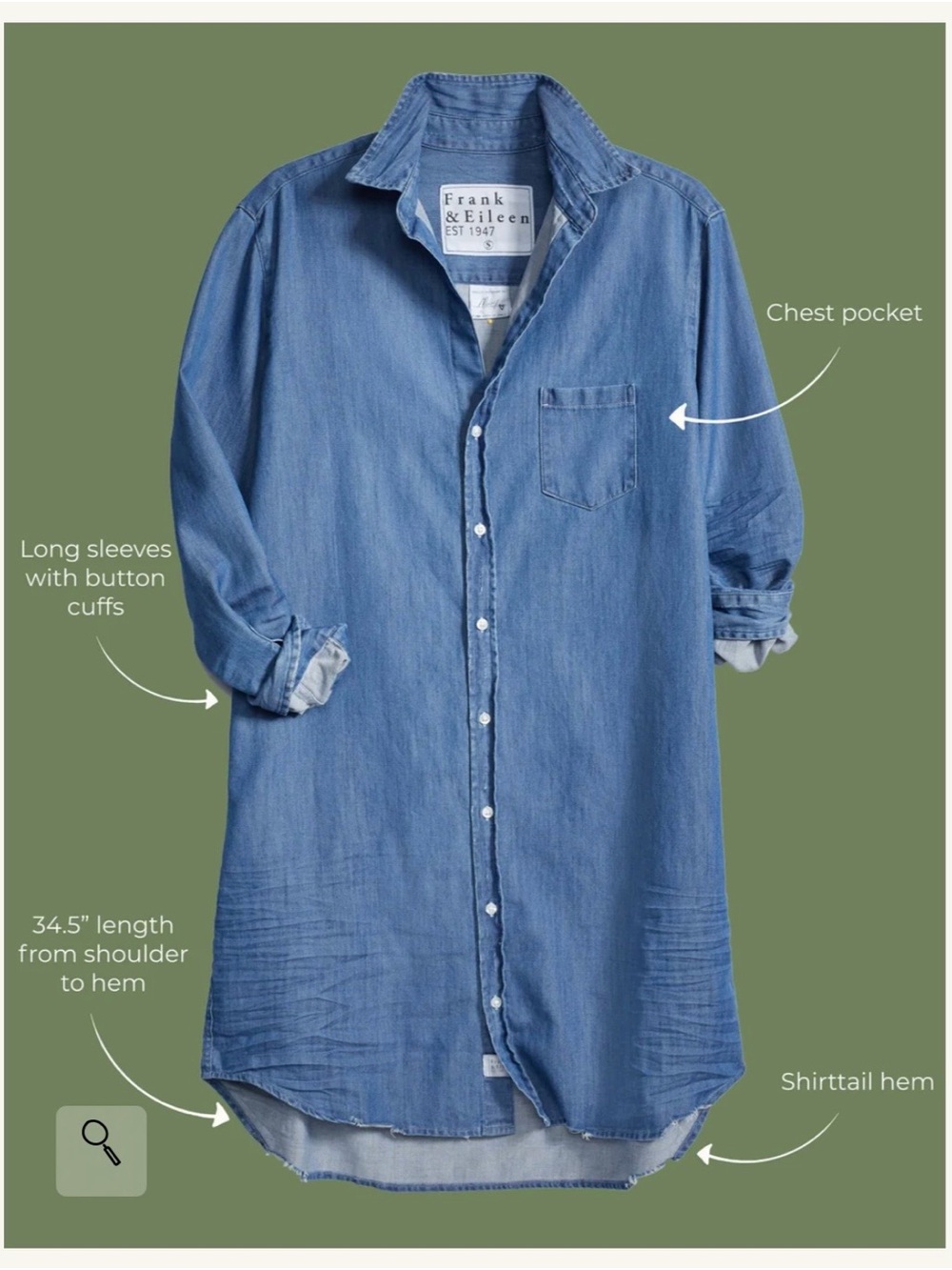 Frank & Eileen Mary Classic Shirt Dress
